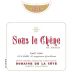 Domaine de la Cote Sous le Chene Pinot Noir 2016 Front Label