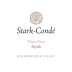 Stark-Conde Three Pines Syrah 2012 Front Label