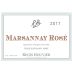 Regis Bouvier Marsannay Rose 2017 Front Label