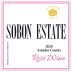 Sobon Estate Rose 2020 Front Label
