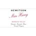 Hewitson Miss Harry GSM 2021 Front Label