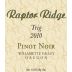 Raptor Ridge Trig Pinot Noir 2010 Front Label