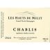 Les Hauts De Milly Chablis 2022 Front Label