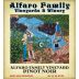 Alfaro Family Estate Pinot Noir 2019 Front Label