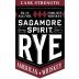 Sagamore Cask Strength Rye Whiskey Front Label