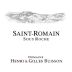 Henri & Gilles Buisson Saint-Romain Sous Roche Rouge 2021 Front Label