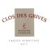 Domaine Combier Crozes-Hermitage Clos des Grives 2017 Front Label