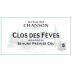 Chanson Pere & Fils Beaune Clos des Feves Premier Cru Monopole 2020 Front Label