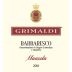 Grimaldi Luigino Barbaresco Manzola 2018 Front Label