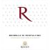 Agricola Ridolfi R Brunello di Montalcino 2018 Front Label