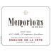 Domaine de la Cote Memorious Pinot Noir 2023 Front Label