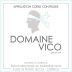 Domaine Vico Vin de Corse Rouge 2019 Front Label