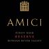 Amici Reserve Pinot Noir 2023 Front Label