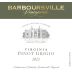 Barboursville Pinot Grigio 2022 Front Label
