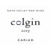 Colgin Cariad 2015 Front Label
