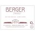 Berger Zweigelt (1 Liter) 2022 Front Label