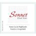 Sonnet Tondre's Pinot Noir 2015 Front Label