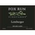 Fox Run Vineyards Lemberger 2017 Front Label