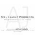 Domaine Antoine Jobard Meursault Poruzots Premier Cru (1.5 Liter Magnum) 2017 Front Label