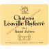 Chateau Leoville Poyferre 2014 Front Label