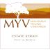 Minassian Young Vineyards Estate Syrah 2014 Front Label