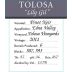Tolosa Winery Lily Gil Pinot Noir 2011 Front Label