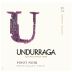 Undurraga U Pinot Noir 2012 Front Label