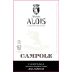 Alois Campole Aglianico 2022 Front Label