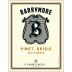 Barrymore by Carmel Road Pinot Grigio 2017 Front Label