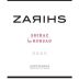 Borsao Zarihs Shiraz 2020 Front Label
