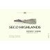 Kendall-Jackson Seco Highlands Pinot Noir 2007 Front Label
