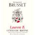 Domaine Brusset Laurent B. 2020 Front Label