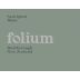 Folium Vineyard Sauvignon Blanc 2020 Front Label
