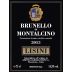Lisini Brunello di Montalcino 2013 Front Label