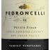Pedroncelli Family Vineyard Petite Sirah 2016 Front Label