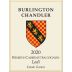 Burlington Chandler Reserve Cabernet Sauvignon 2020 Front Label