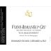 Sylvain Cathiard Vosne-Romanee Aux Malconsorts Premier Cru 2020 Front Label