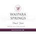 Waipara Springs Pinot Noir 2020 Front Label