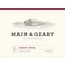 Main & Geary Central Coast Pinot Noir 2015 Front Label