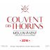 Chateau du Moulin-a-Vent Couvent des Thorins 2016 Front Label