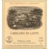 Chateau Lafite Rothschild Carruades de Lafite 1996 Front Label