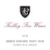 Kelley Fox Weber Vineyard Pinot Noir 2018 Front Label