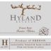 Hyland Estates Founder's Selection Pinot Noir 2012 Front Label