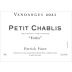 Patrick Piuze Petit Chablis Fortis 2021 Front Label