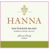 Hanna Sauvignon Blanc 2022 Front Label