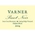 Varner Hidden Block Spring Ridge Vineyard Pinot Noir 2014 Front Label