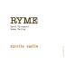 Ryme Vare Vineyard Ribolla Gialla 2016 Front Label