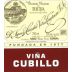 R. Lopez de Heredia Vina Cubillo Crianza 2013 Front Label