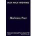 Duck Walk Blueberry Port (375ML half-bottle) 2001 Front Label