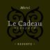Le Cadeau Vineyard Merci Reserve Pinot Noir 2011 Front Label